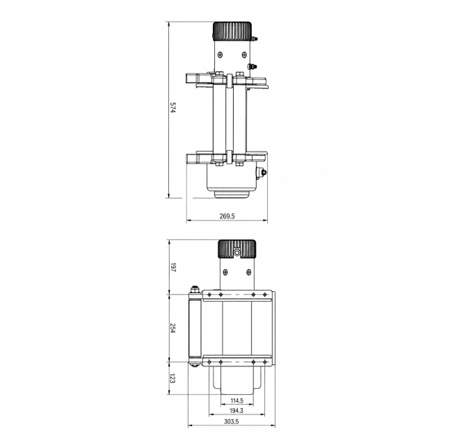 Лебідка автомобільна 15000 LBS / 7200 кг. 12V / 24V