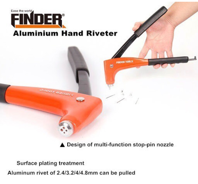 Пістолет для заклепок витяжних FINDER
