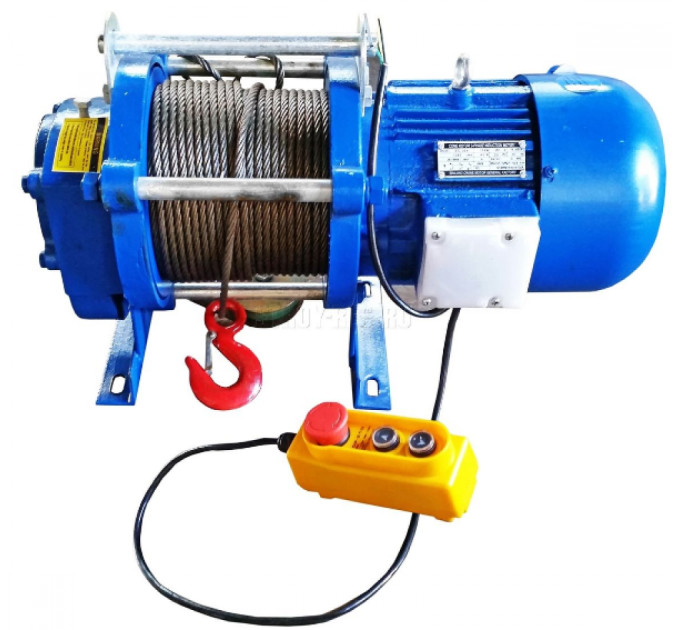 Лебідка електрична 220V; 500/1000 кг; 30 м.