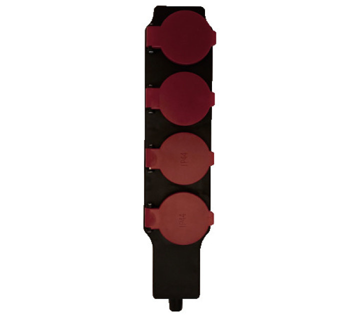 Колодка каучукова 250V, 16 А, IP44