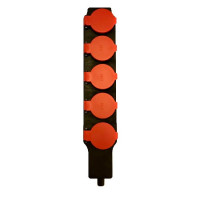 Колодка каучукова 250V, 16 А, IP44