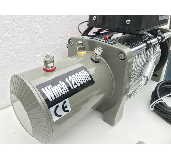 Лебідка автомобільна 12000 LBS / 5440 Кг. 12V та 24V