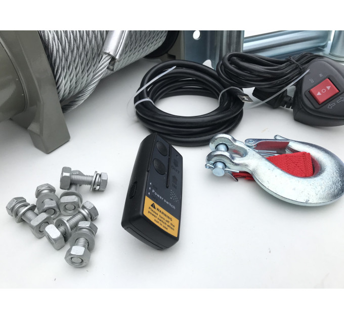 Лебідка автомобільна 12000 LBS / 5440 Кг. 12V та 24V