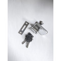 Замок квадрат хромовий (4.5х3.5) Glass Lock 805