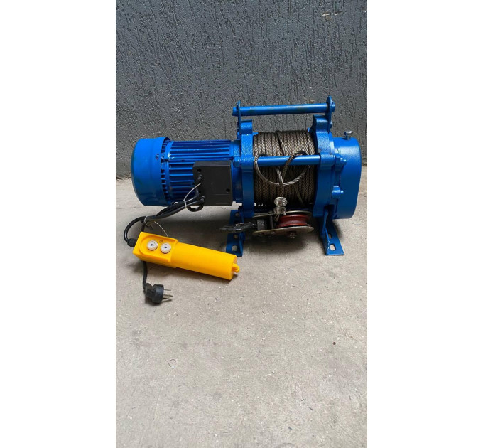 Лебідка електрична KCD 400/800кг. 60м.тросу